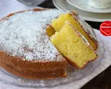 Torta allo yogurt semplice e veloce, soffice e profumata, cosparsa di zucchero a velo. Perfetta per ogni momento della giornata.